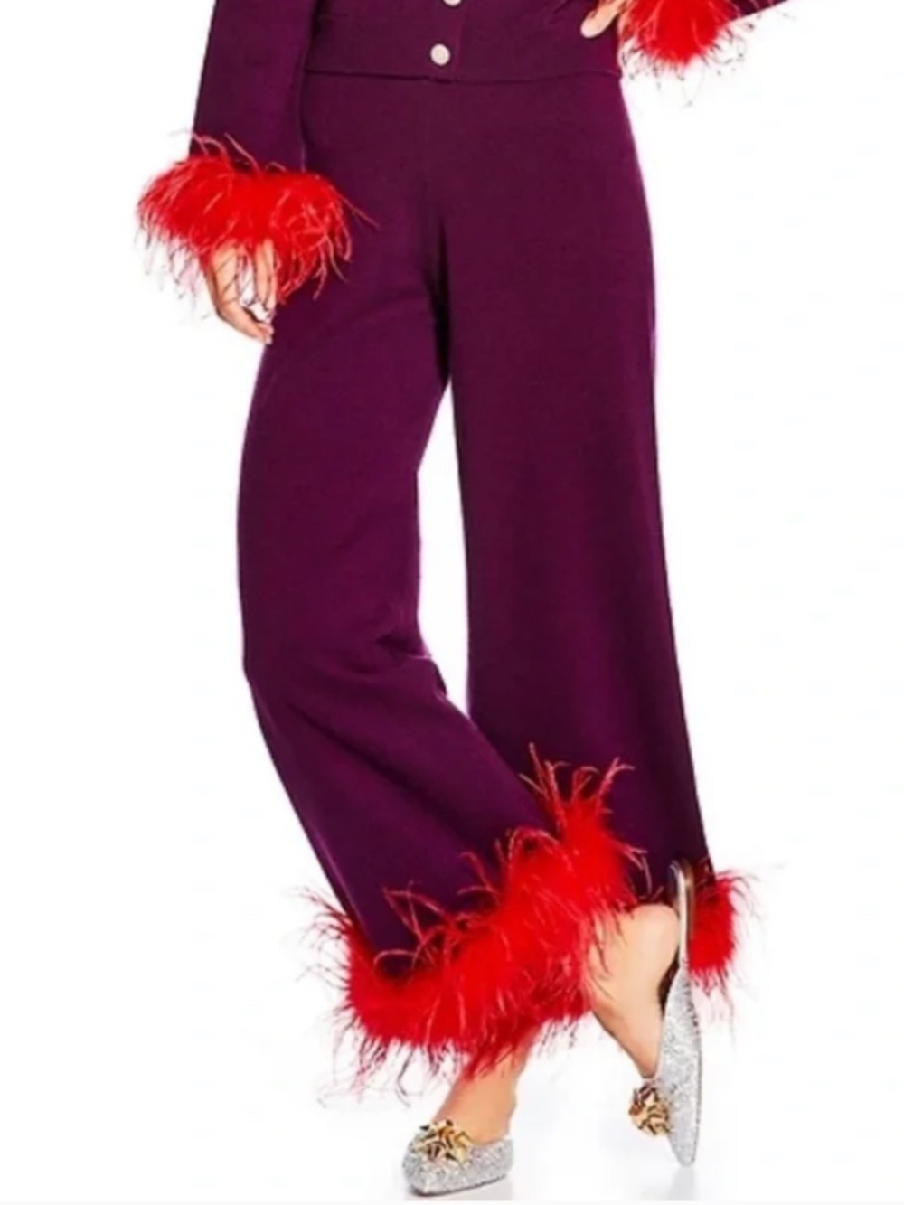 Antonio Melani x The Nat Note potion lele cardigan chula wool blend pants Large - Picture 10 of 12
